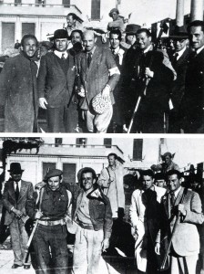 29 aprile 1945: partigiani, patrioti e soldati inglesi in piazza a Mirano