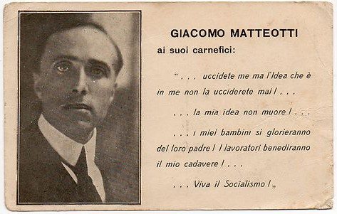 Image result for assassinio di Giacomo Matteotti